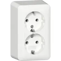Gira Steckdose SCHUKO 478013 2f AP RW (478013)