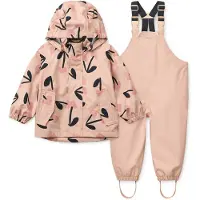 Liewood Kid's Manu Rainwear Set Set antipioggia Bambini (98, fuchsia)