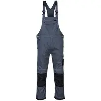 Portwest PW346 PW3 Salopette da lavoro Zoom Grigio/Nero Taglia XL