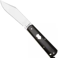 Jack Wolf Knives Jack Wolf Gateway FIXedc GATEW-FX-01-EBONY Satin Sandvik 14C28N, Ebony Wood, coltello fisso