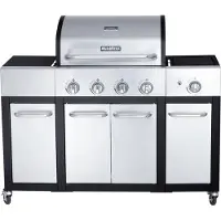 PAELLA WORLD All'Grill ALL'GRILL MAJOR incl. tavoli laterali ribaltabili - 15,5 kW, 4 fuochi
