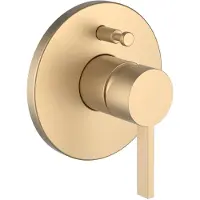 Laufen Kartell Set de montage final d'une main pour mitigeur de bain encastré pour Simibox Standard ou Simibox light, clapet anti-retour de tuyau intégré, H3213360830001, H3213360830001