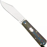 Jack Wolf Knives Jack Wolf Gateway FIXedc GATEW-FX-01-CC-80S Satin Sandvik 14C28N, 80's CamoCarbon, coltello fisso