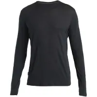 Icebreaker Merino 125 Cool-Lite Sphere III L/S Tee Maglia merino Uomo (XS, nero)