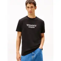 Tommy Hilfiger Regular Bills Font T-shirt Black Taglia: L | Magliette basic Outlet | Uomo | Nero