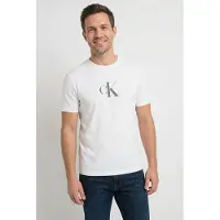 Calvin Klein Ss 30s Distressed Mono Tee Bright White Taglia: XL | Magliette basic Outlet | Uomo | Bianco