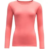 Devold Breeze Woman Shirt Intimo lana merinos Donna (L, rosso)