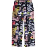 Scotch & Soda Girls All-over Printed Seersucker Pants Art Dept Collage Ant Taglia: 14 | Pantaloni Outlet | Unisex