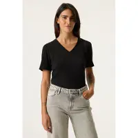 Garcia Ladies T-shirt Ss Black Taglia: XXL | Maglie Sportivi Outlet | Donna | Nero
