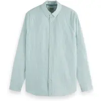 Scotch & Soda Striped Regular-fit Oxford Shirt Agate Green Stripe Taglia: XL | Camicie Business Outlet | Uomo | Verde