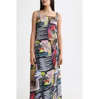 Scotch & Soda Midi Slip Dress With Tied Straps And Draped Waist Art Dept C Taglia: 36 | Maxi abiti Outlet | Donna | Bianco