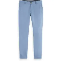Scotch & Soda Mott - Washed Cotton Blend Chino Faded Denim Taglia: W29L34 | Pantaloni chino Outlet | Uomo | Blu