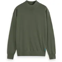 Scotch & Soda Dropped Shoulder Mock Neck Pullover Thyme Taglia: M | Maglioni a maglia Outlet | Uomo