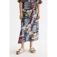 Scotch & Soda High Rise Midi Wrap Skirt Art Dept Collage Multicolor Taglia: XS | Minigonne Outlet | Donna