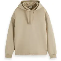 Scotch & Soda 3 Crosses Garment-dyed Hoodie Plaza Taupe Taglia: S | Felpe con cappuccio Outlet | Uomo | Nero