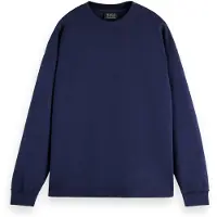 Scotch & Soda 3 Crosses Garment-dyed Sweatshirt Peacoat Taglia: M | Maglioni a maglia Outlet | Uomo