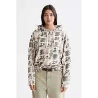 Scotch & Soda All Over Printed Oversized Fit Hoodie Art Dept Collage Grey Taglia: S | Felpe con cappuccio Outlet | Donna | Grigio