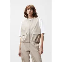 Catwalk junkie Pinstripe Bodywarmer Cement Taglia: 40 | Giacche Outlet | Donna