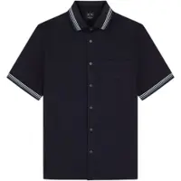 Armani Exchange per uomo. XM002110AF22640UB101 Polo Informal blu marino (L), Casual, Cotone, Manica corta, Navy