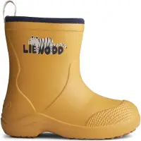 Liewood Stivale di gomma 'Aston' zafferano / greige / nero
