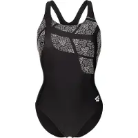 Arena Women's Kikko Swimsuit Swim Pro Back Costume intero Donna (34, nero)
