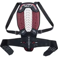 Alpinestars Paraschiena Nucleon Plasma Black White Red, Taglia: XL
