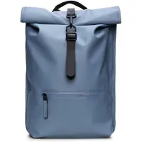 Rains unisex. 13320 Zaino Rolltop Rucksack blu (OSFA), Casual, Poliestere