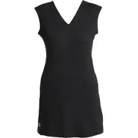 Icebreaker Women's Merino 200 Granary Sleeveless V Neck Abito Donna (XL, nero)
