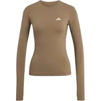 Adidas Women's Primelift Essentials Workout Contour L/S Maglia a manica lunga Donna (XL, marrone)