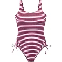 Venice beach Costume intero bacca / bianco