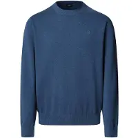 Hackett London per uomo. HM7000116 Maglia girocollo Ess Cotton blu (3XL), Casual, Cotone