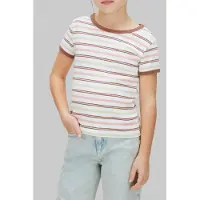 Calvin Klein Girls Yarndye Stripe Baby Pink Taglia: 10 | T-shirt Outlet | Unisex | Rosa