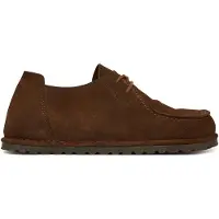 Birkenstock per uomo. 1033136 Scarpe in Pelle Utti Lace (Vestibilità Regular) marroni (44), Marrone, Basso, Camoscio, Stringhe, Casual