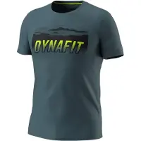 Dynafit Transalper Graphic S/S Tee Maglia funzionale Uomo (M, blu)