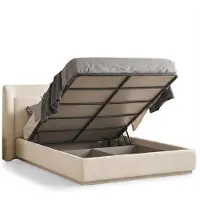 Xl Moebel Gmbh Letto matrimoniale, comodo, ampio, morbido, grande, color beige, stile moderno, nuovo