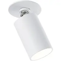 Arcchio Davin downlight, cilindro, bianco