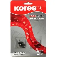Kores Farbrolle fr EPSON IR78, schwarz und rot