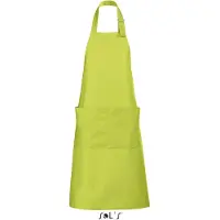 Sol SOLs 88010 | Grembiule lungo Gala - 75 x 90 cm - Colore: Verde mela - Dimensioni: 75 x 90 cm