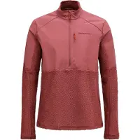 Peak Performance - Pile con cerniera in Polartec Alpha - M Freelight Alpha Half Zip Wild Rouge per Uomo - Taglia L - rosso