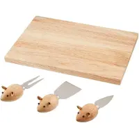 Kikkerland Piatto Di Formaggi E Set Di Coltelli Chs07