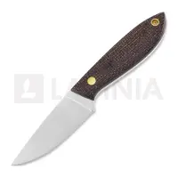 Brisa Coltello Bobtail 80, bison micarta, flat