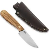 Brisa Coltello da collo Necker 70 Scandi, Olive wood