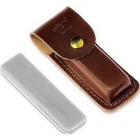 Marttiini Sharpening stone, leather sheath