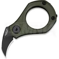 CIVIVI Coltello pieghevole Pyrus, OD Green G-10, Black Stonewash