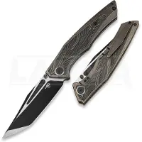 Bestech Coltello pieghevole Togatta - Blackwash + Satin - Titanium + G10