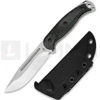 Kizer Cutlery Ursa Major 1082A3, Satin Nitro-V, Black Micarta, coltello fisso, Maksim Epifantsev design