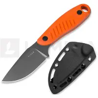 Kizer Cutlery Hare 1077A1 Grey PVD D2, Orange G10, coltello fisso, Azo design