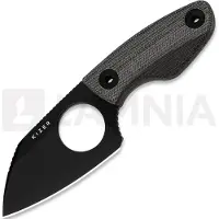 Kizer Cutlery Kize Nightjar 1114A1 Blackwashed AUS-10, Norplex UltreX Micarta, coltello fisso, Vincent Rizzo design