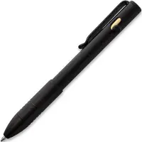 Big Idea Design Bolt Action Pen BA-DLC Black DLC Titanium, auto adjusting everyday carry pen, penna EDC autoregolabile