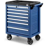 HBM carrello porta-utensili completo, 154 pezzi, blu